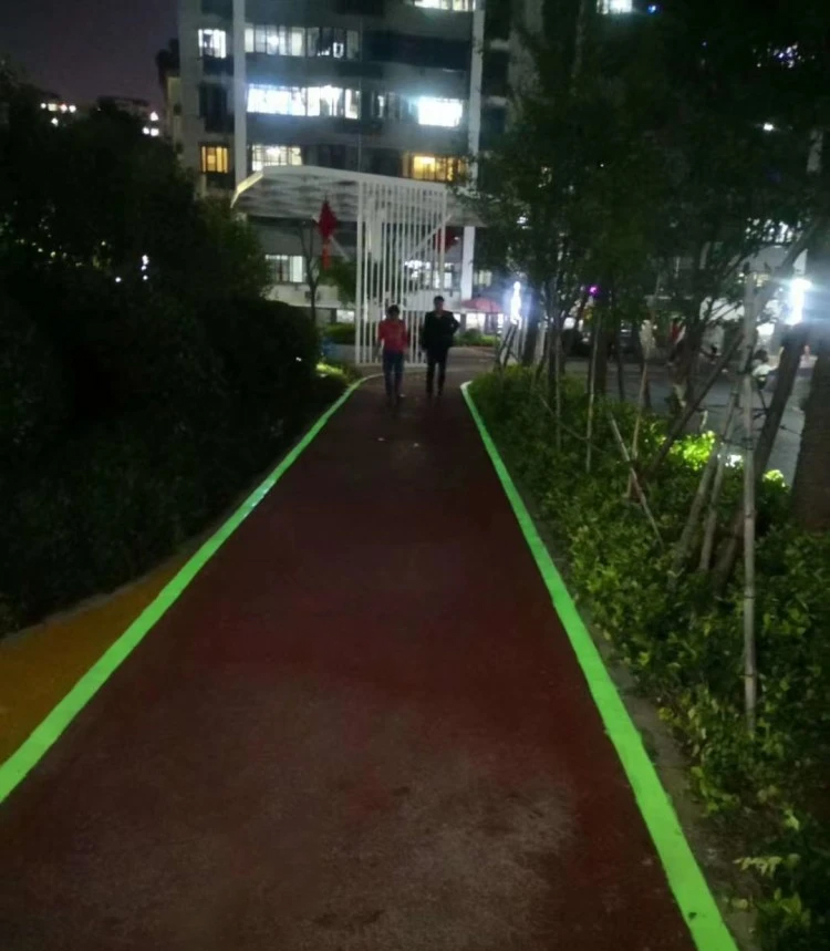 夜光標線,熒光標線