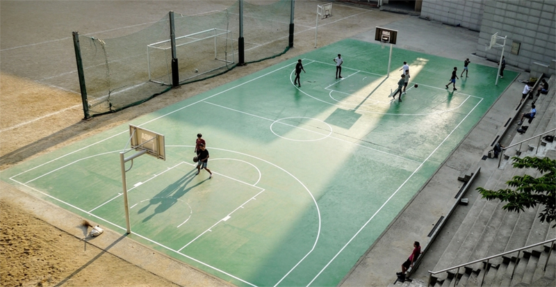 硅pu籃球場(chǎng)