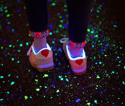 熒光彩色防滑路面