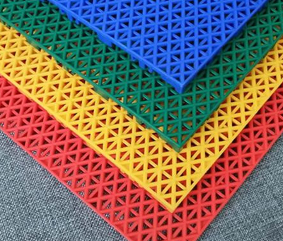 菱形雙米懸浮式拼裝地板