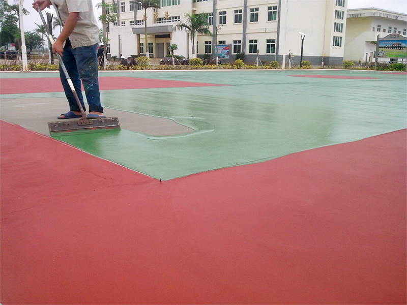 硅pu球場(chǎng)施工