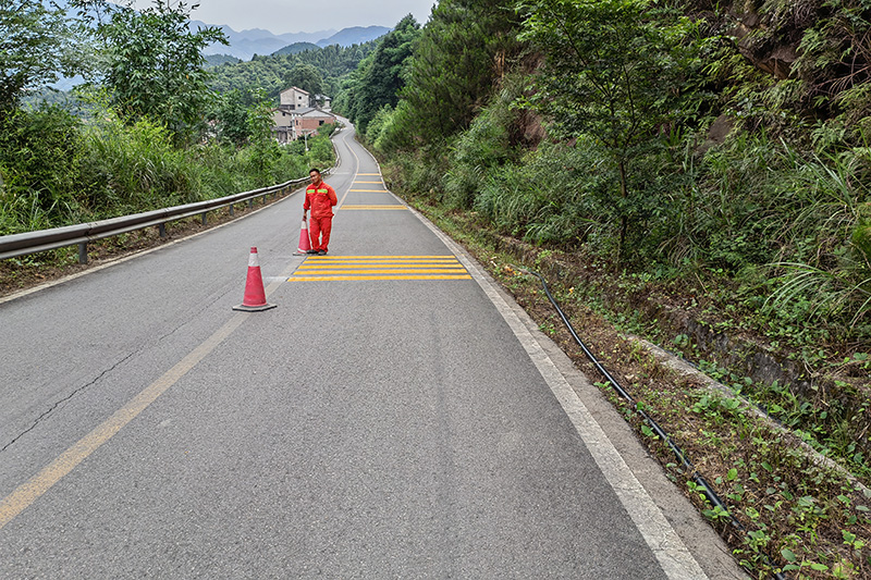 樂山道路劃線