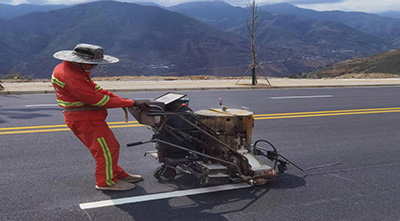 道路交通標線施工后為什么會產生氣泡？