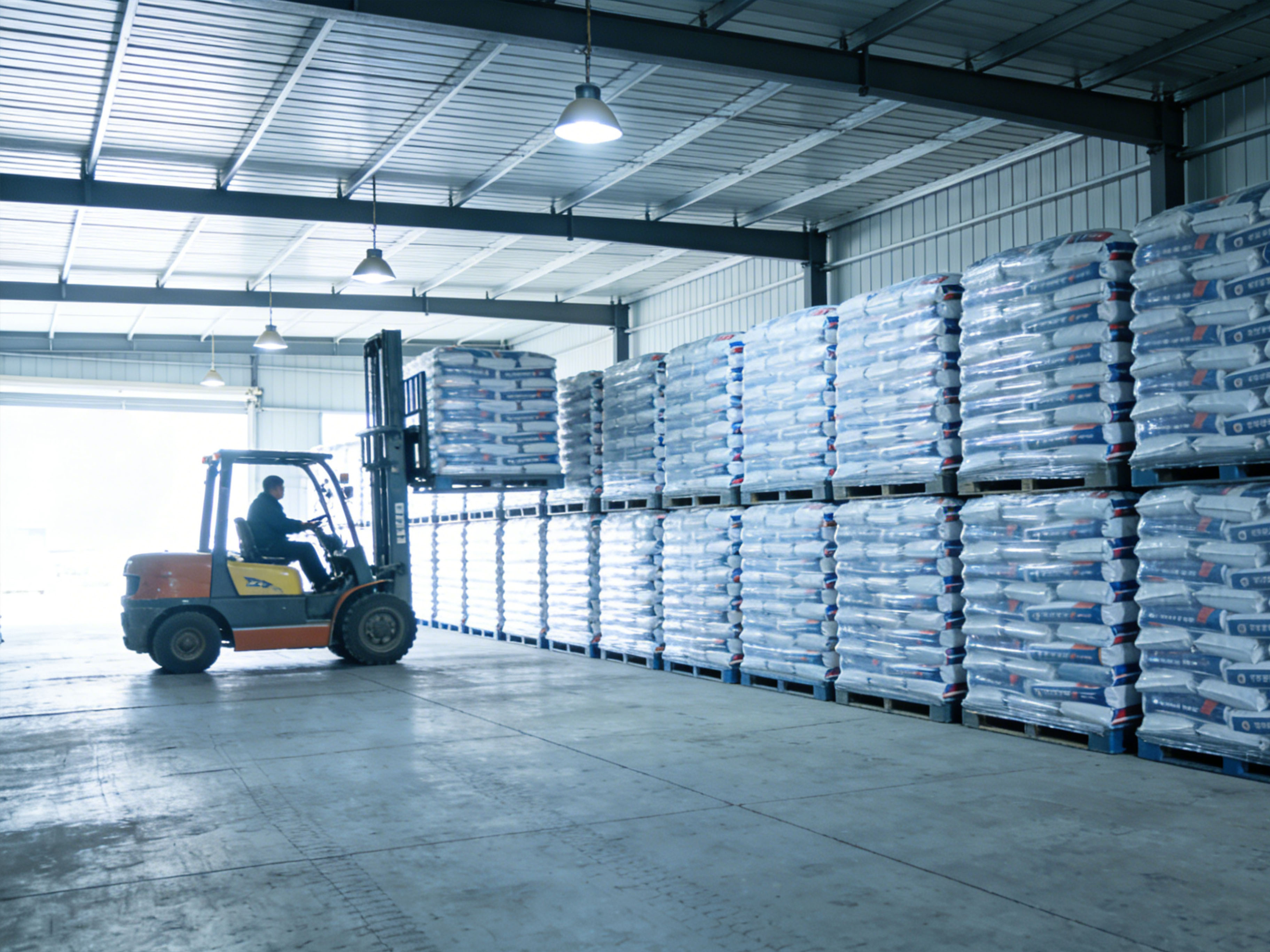 穩(wěn)供保產(chǎn)?實力護航｜我司大批量標線涂料集中入庫，全力保障工程順利推進